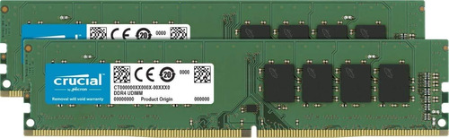 Paquete Memoria Crucial Con Memoria Ddr4 Pcdr X8 Dimm 288