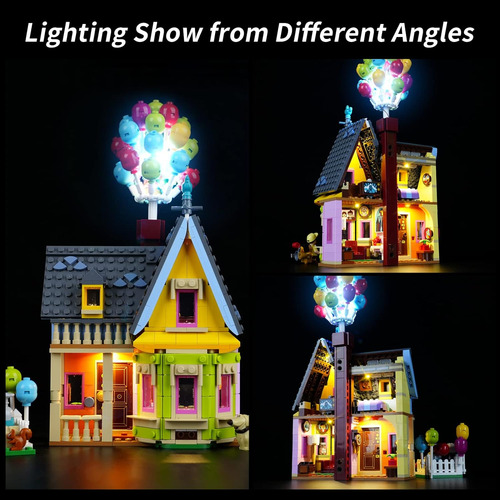 Kit De Luz Led Rorliny Para Lego-43217 Up House, Conjunto De