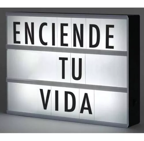 CARTEL LUMINOSO LED PIZARRA LETRAS – Tecnoadictos