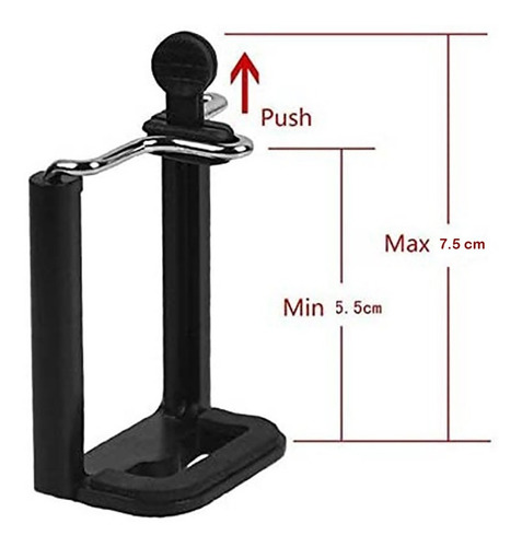 Mini Suporte Tripe De Mesa Escalavel Para Celular Gira 360º