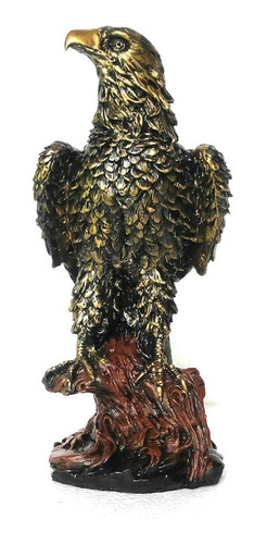 Escultura Aguila Americana - Ave Feng Shui Libertad