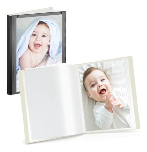Cranbury Small Picture Book For 4x6 Photos - (black, 2 Pack)