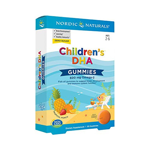 Dha Niños 600 Mg Omega 3 Con Epa Nordic Naturals 30 Gomitas