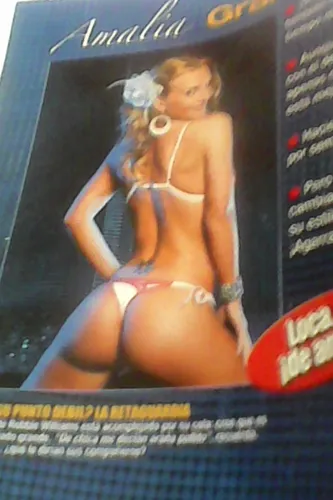 Amalia Granata -muyyyyy Sexy -producción Fotográfica -4 Pags (Usado)