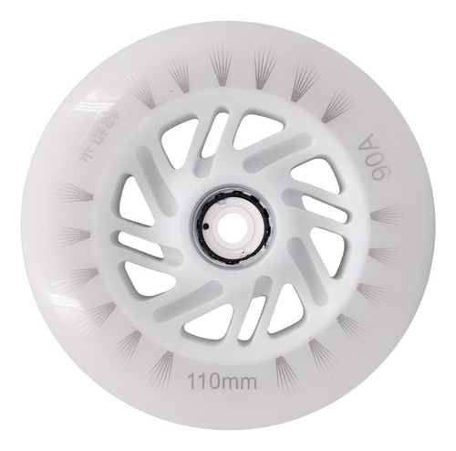 Ruedas 110 Mm Con Luces Led - Blanca