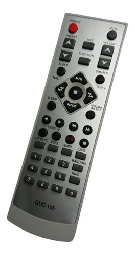 Imagen 1 de 1 de Control Remoto Compatible Con Audio System Panasonic Guc155