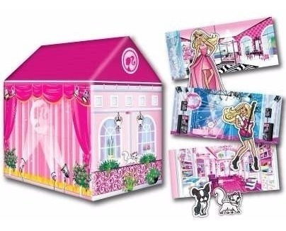 Casita Fashion Barbie 2 En 1 Con Accesorios Jlt Fd9482