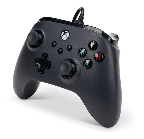 Imagen 1 de 2 de Controlador Con Cable Powera Para Xbox Series X|s - Negro