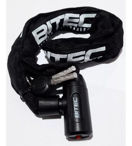 Imagen 2 de 3 de Cadena Linga Moto Bitec Reforzada Candado Traba