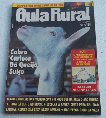 Revista Guia Rural Nº 7 - Cabra Carioca Dá Queijo Suiço