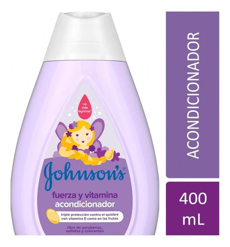 Johnsons Fuerza Y Vitamina Acondicionador De 400 Ml