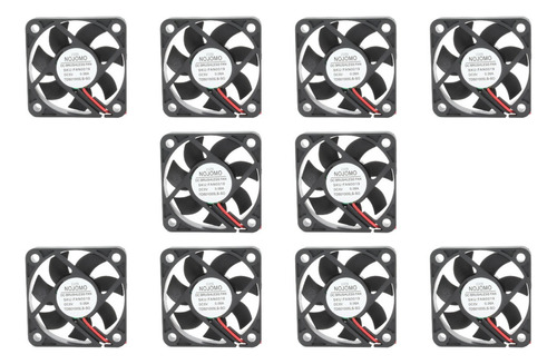 10 Pz Ventilador 5v 5x5x1.05cm Fan Pc Impresora 3d Arduino