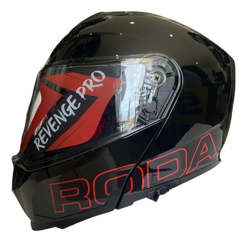 Casco Roda Revenge Pro Negro L Abatible Svs