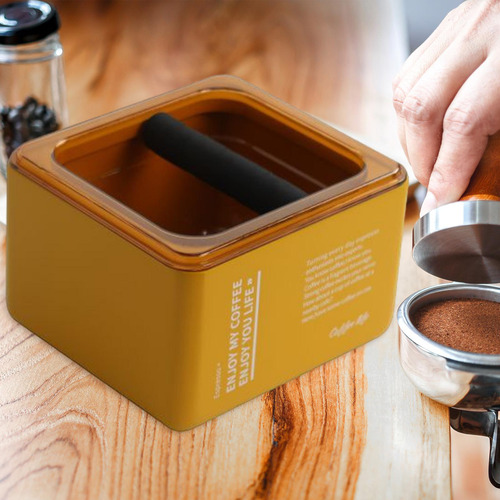 Cubo De Basura Para Café Expreso, Compacto, S Amarillo