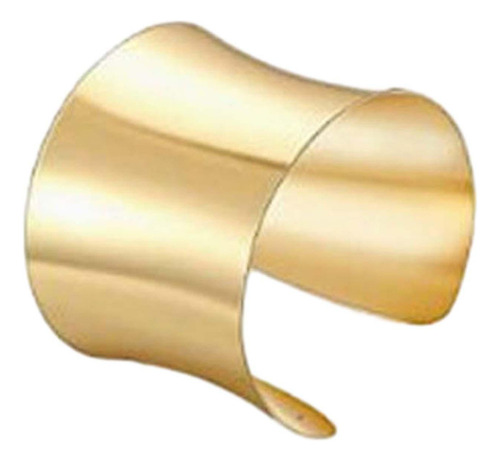 . Brazaletes Para Mujer, Brazalete Dorado Brillante,