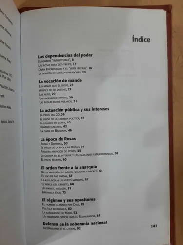 Juan Manuel De Rosas: El Restaurador Político (Usado)