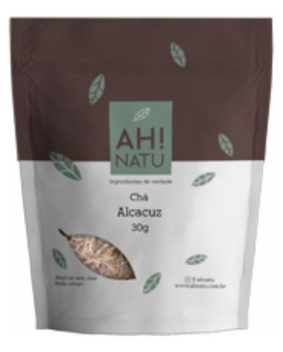 Kit 3x: Chá De Alcaçuz Ah Natu 30g