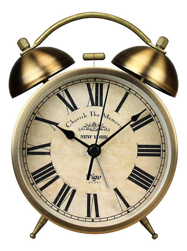 Reloj Despertador Maxspace Dual Bell De 4 Pulgadas, T...