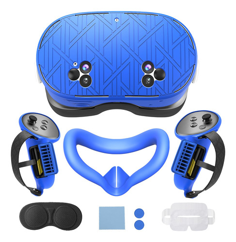 Set De Funda Silicona 7 En 1 Etavr Para Oculus Quest 3s Color