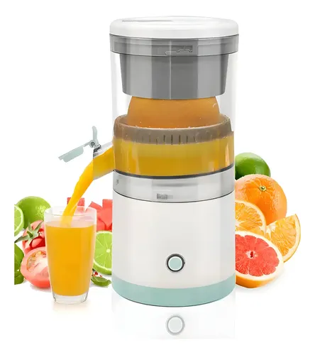 Liquidificado Espremedor Portatil Eletrico Fruta Suco Laranj Cor Branco
