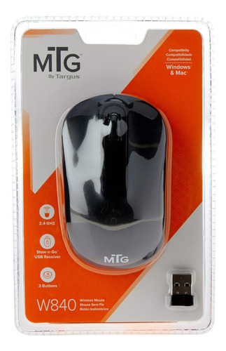 Kit 100 Mouses Sem Fio Targus Mtg 1.200 Dpi Optico W840