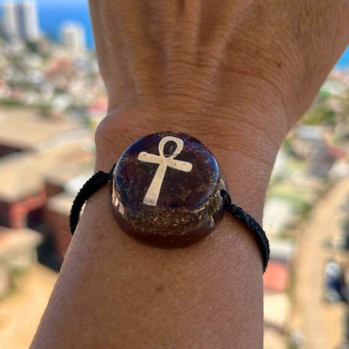 Orgon Cruz Ankh En Collar Y Pulsera Conjunto