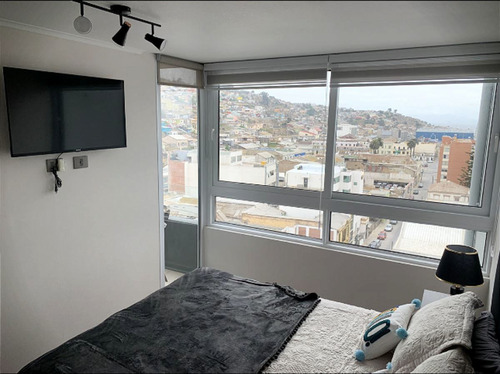 Arriendo Centro De Coquimbo: Depto Amoblado Con Vista Al Mar