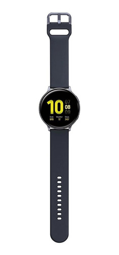 Imagem 5 de 5 de Samsung Galaxy Watch Active2 (bluetooth) 1.4 Caixa 44mm De Alumínio Aqua Black Pulseira Aqua Black De Fluoroelastómero E O Arco Aqua Black Sm-r820