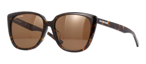 Lentes De Sol Dark Havana Balenciaga Bb0175sa002