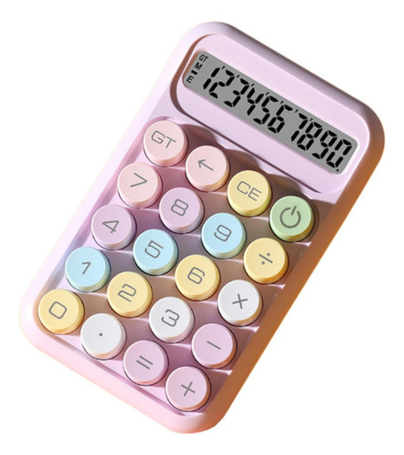 Botones Mecánicos De Calculadora De 10 Dígitos Pantalla