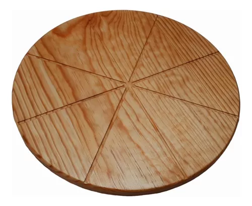 Salida Habitar Línea de metal 45cm Tabla/bandeja/plato Para Pizza, Pan, Pastel De Madera