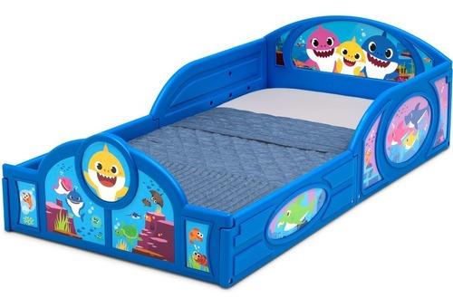 Cama Infantil Delta Children Baby Shark Estructura Plástica