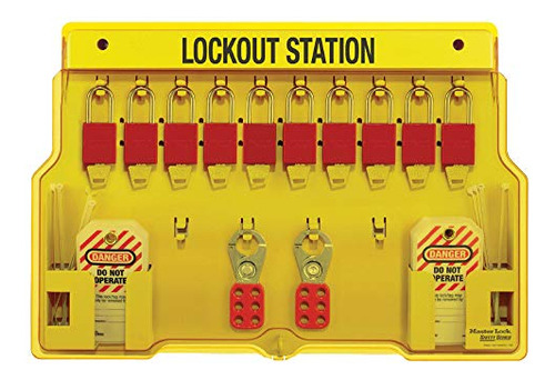 Estación Candado Bloqueo Tagout Master Lock 1483bp1106