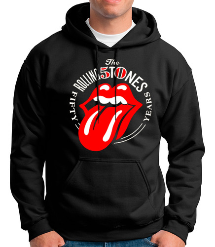 Polera Con Capucha Banda De Rock Rolling Stone 002