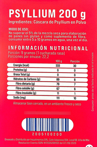 1 Kg Alulosa + 1 Kg Harina De Coco + 200g De Psyllium