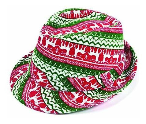 Ugly Sweater Party Fedora Hat - Divertidos Accesorios 8czkx