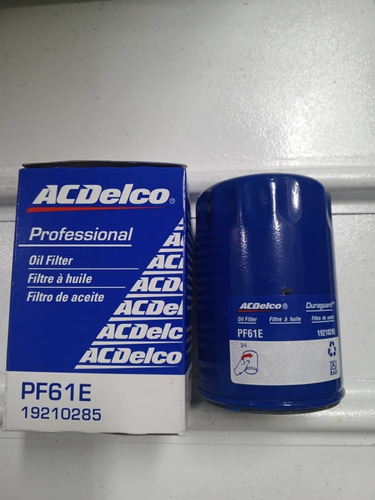 Filtro Aceite Trailblazer 6 Cilindro Acdelco