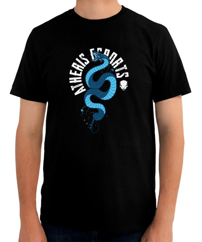 Playera Hombre Atheris Blanco Serpiente Esports Streamerch