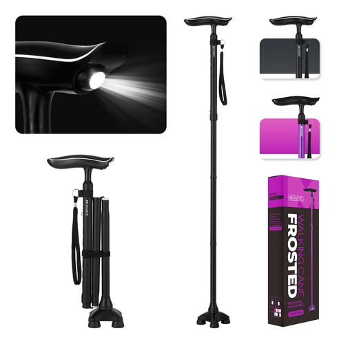 Moodic Baston De Caminar Para Hombres Y Mujeres Con Luz Led 