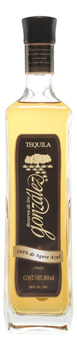 Pack De 4 Tequila Reserva De Los Gonzalez Añejo 800 Ml