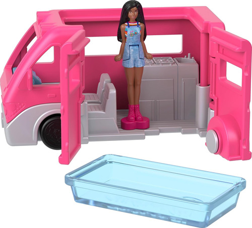 Barbie Mini Barbieland Dreamhouse Y Juego De 3 Vehículos Con