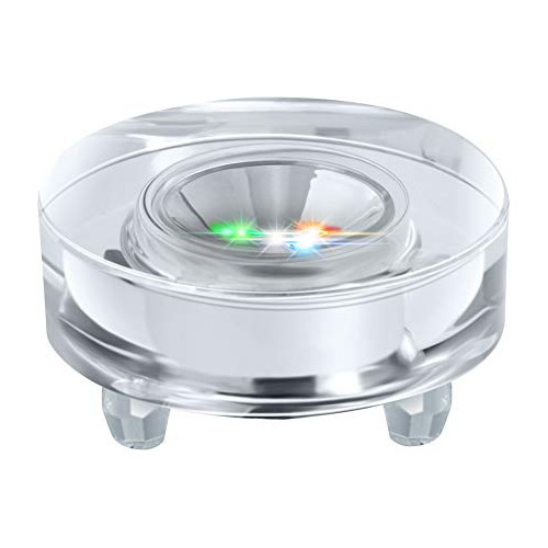 Base De Luz Led De Cristal Pedestal Intermitente Automã...