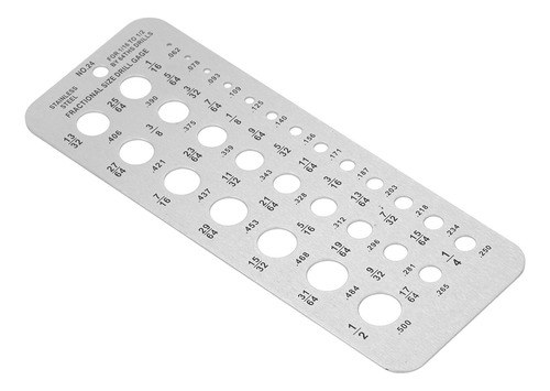 Herramienta Métrica De Medición De Brocas Con Calibre De 29