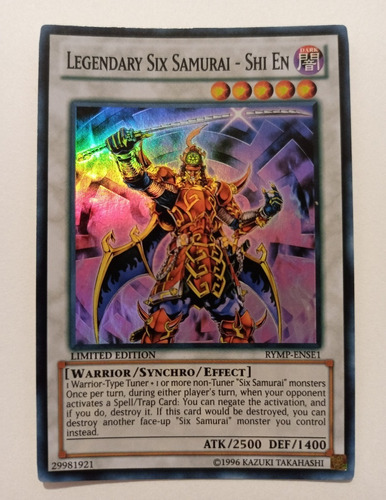 Legendary Six Samurai - Shi En - Super Rare     Rymp