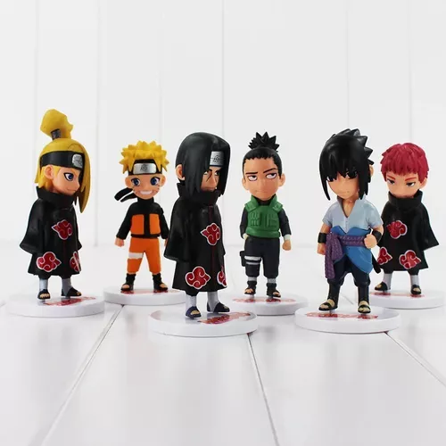 Naruto: 6 action figures para colecionadores e fãs do pequeno