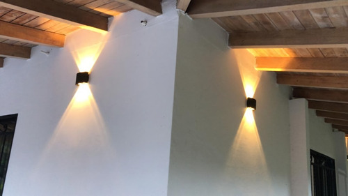 Imagen 7 de 10 de 5 Lámpara Aplique De Pared Ojo De Lupa Alto Brillo Matisse.