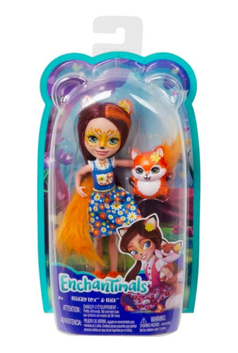 Muñeca Felicity Fox Mascota Flick Coleccion Enchantimals 