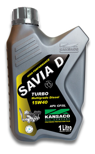 Aceite De Motor 15w40 Diesel Turbo Kansaco X 1lts