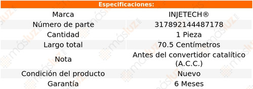1- Sensor Oxígeno Acc Astra 1.8l 4 Cil 2000/2002 Injetech