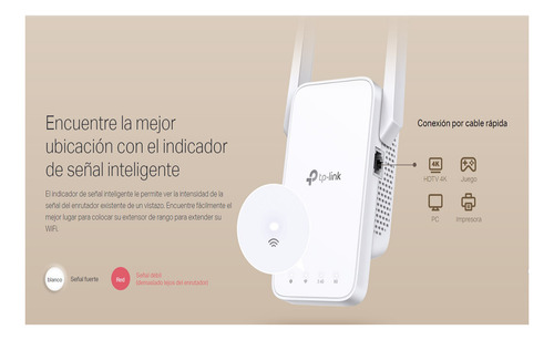 Tp-link Re315 Mesh Extensor Doble Banda 5 Ghz 2,4 Ghz Ac1200